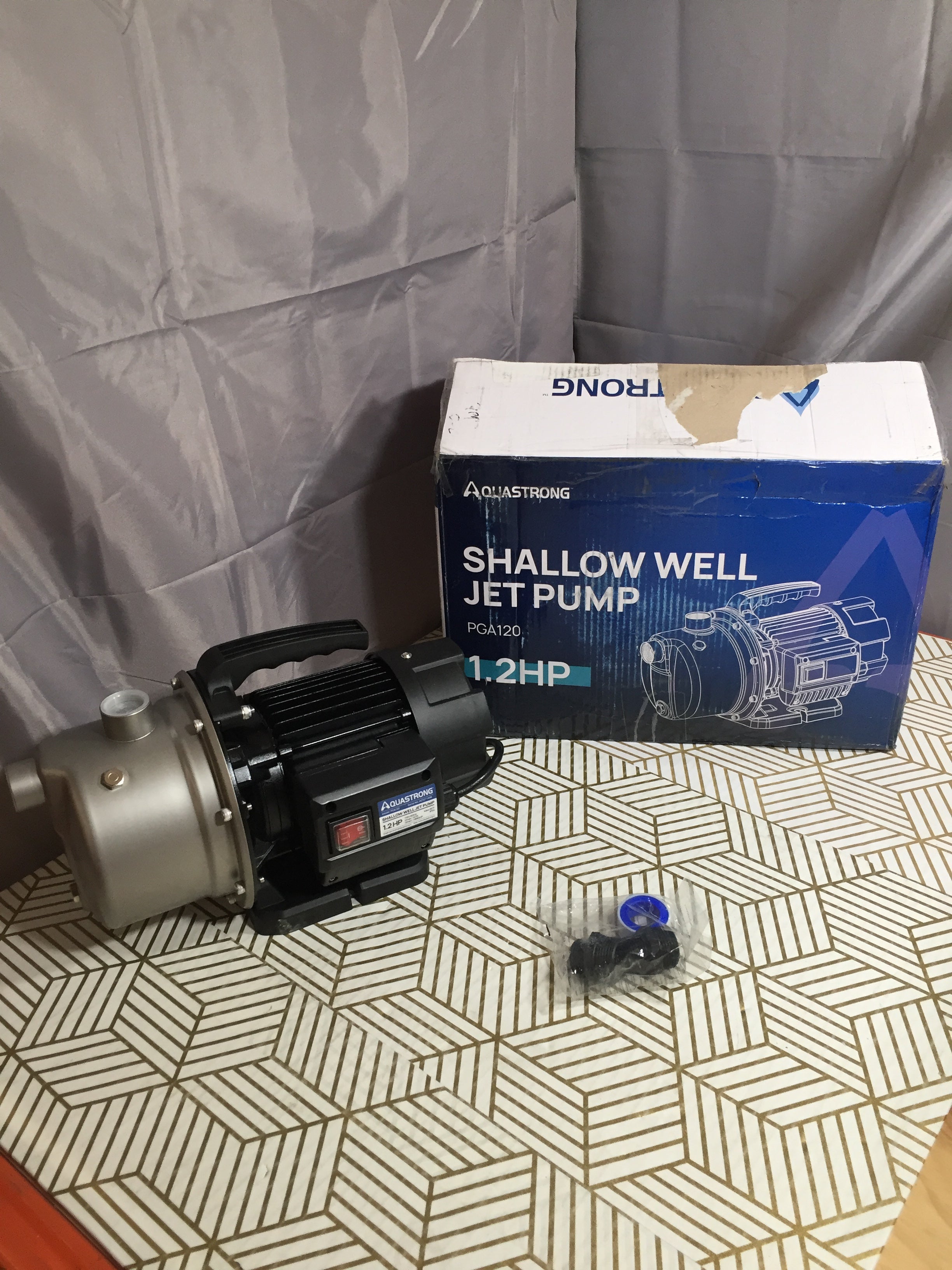 Aquastrong 1.2HP Portable Shallow Well Pump | OPEN BOX | SHIPS FREE | PGA120 (8082217566446)